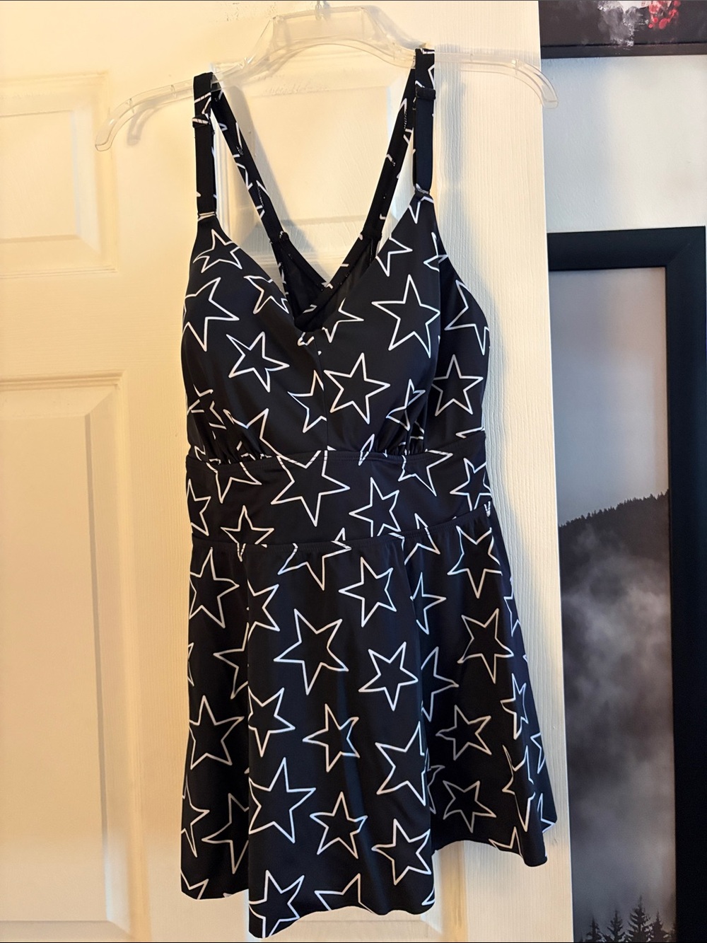 torrid Swim Top with White Star Print